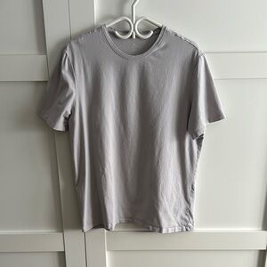Gray Short Sleeve Crew Neck T-Shirt